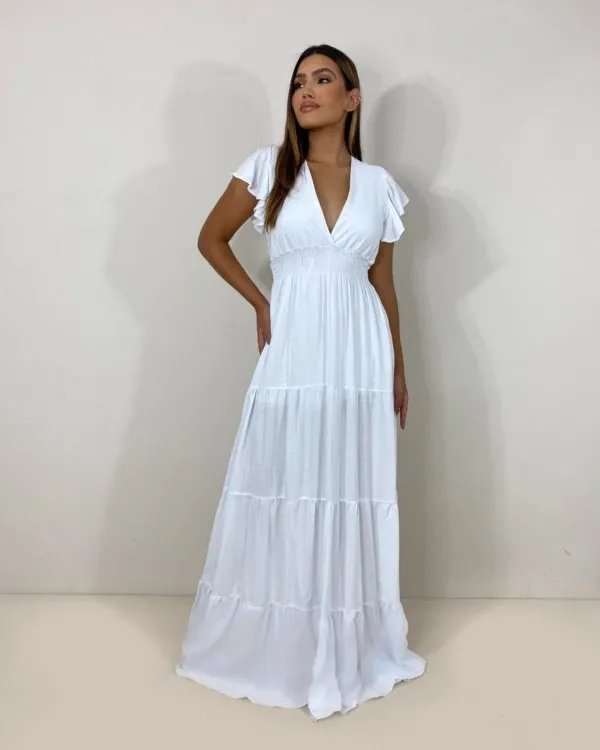 Vestido Laís Longo - Branco