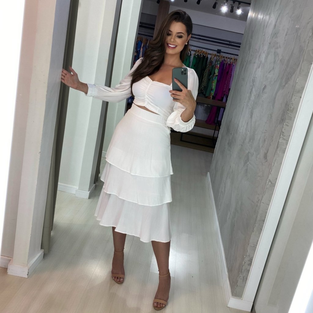 Cropped Olga - Branco