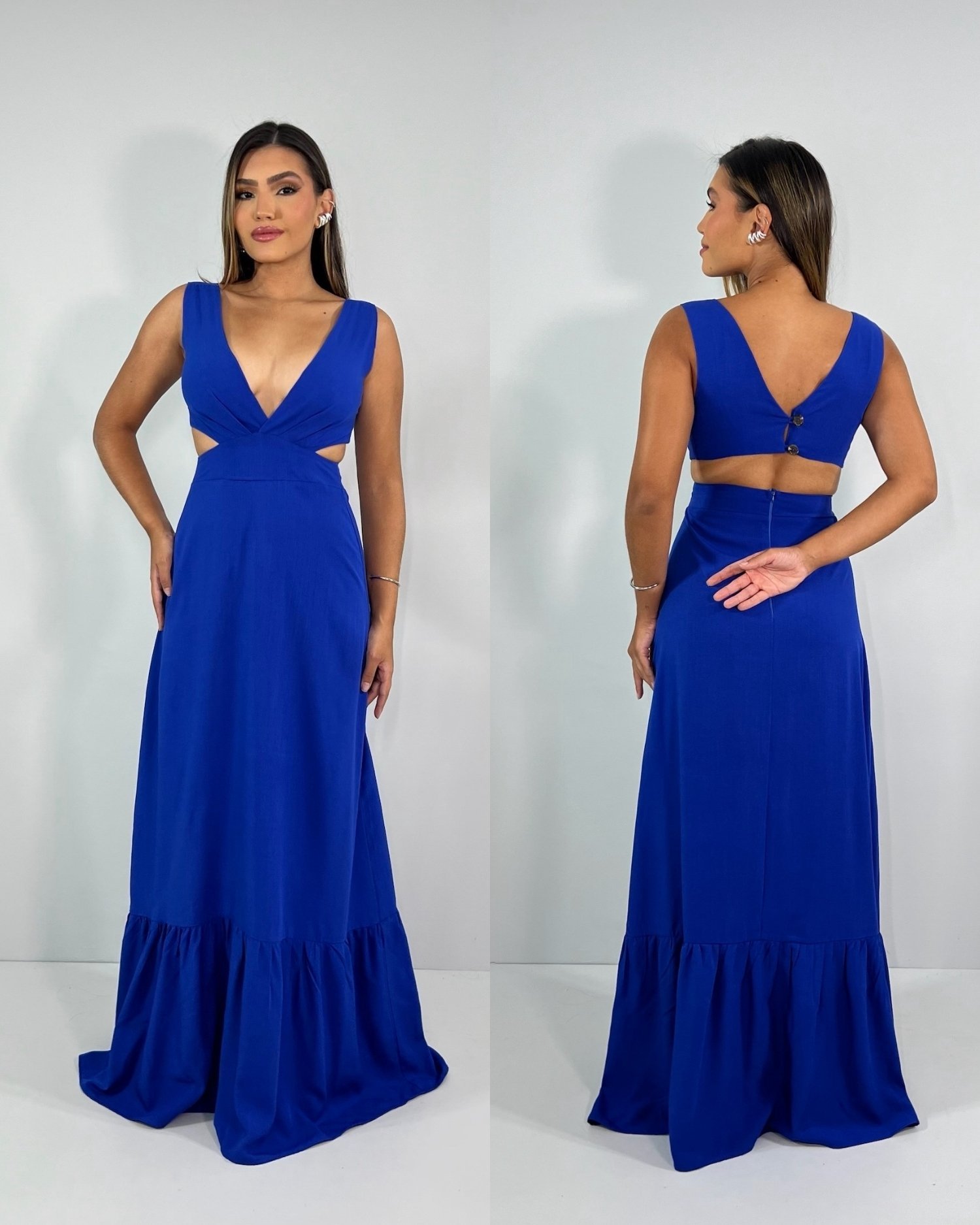 Vestido Miranda - Azul Royal - Image 3