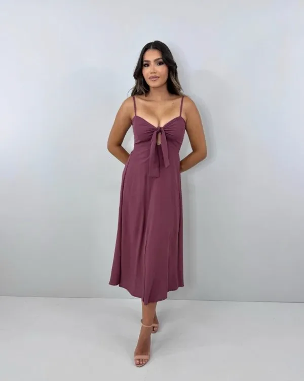Vestido Karita - Marrom