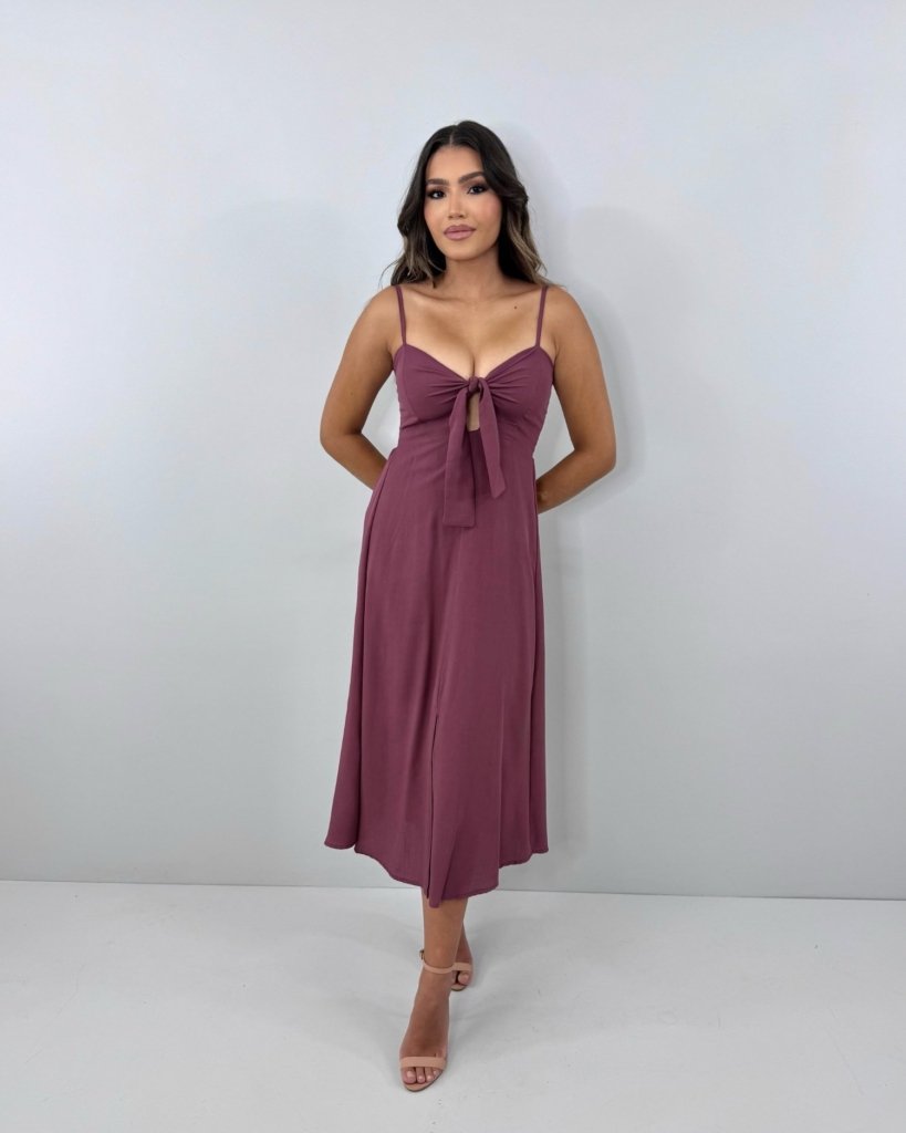 Vestido Karita - Marrom