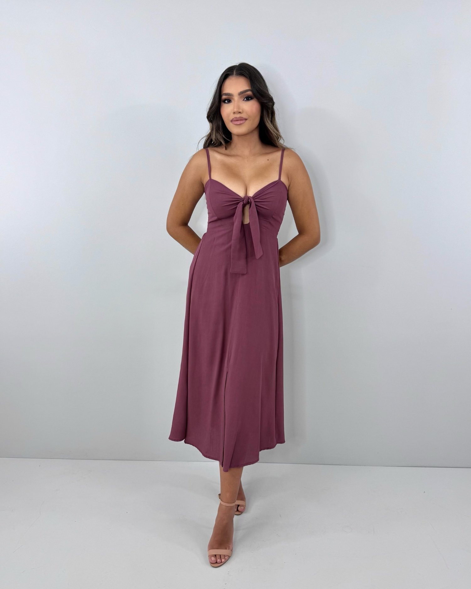 Vestido Karita - Marrom - Image 1