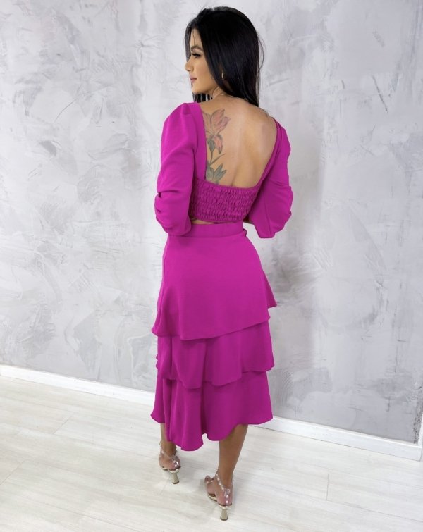Conjunto Olga - Fúcsia