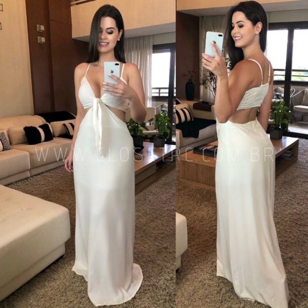 Vestido Natália - Branco
