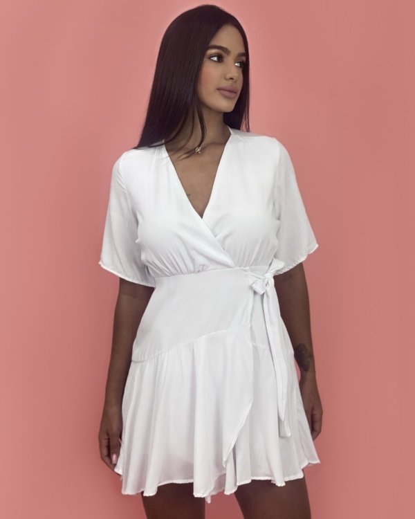 Vestido Lidiane - Branco