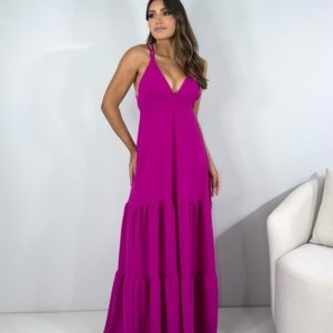 Vestido Noely - Fúcsia - Image 3