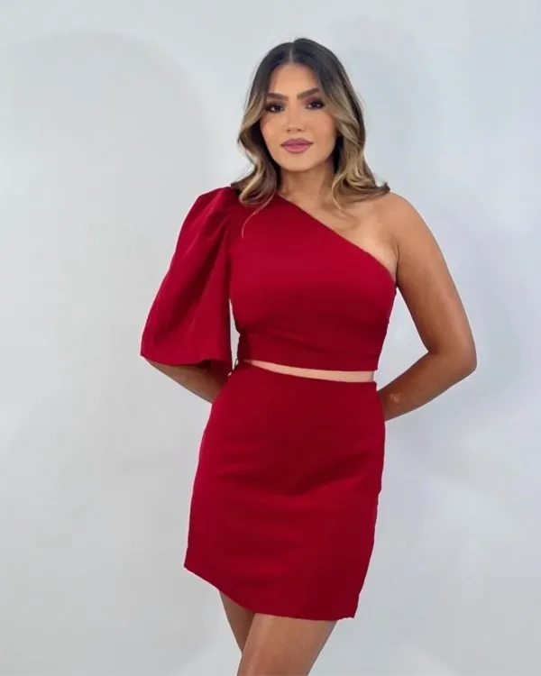 Conjunto Virginia - Vermelho