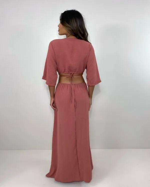Vestido Cibele - Rosê