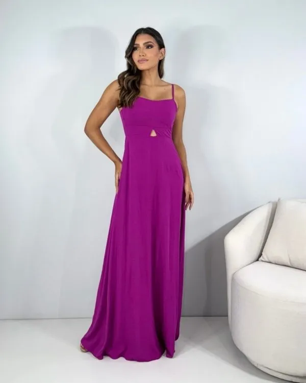 Vestido Lanna - Fúcsia