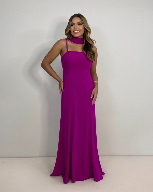 Vestido Lina - Fúcsia