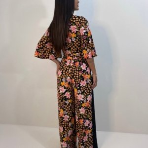 Calça Maria - Primavera Fundo Preto - Image 3