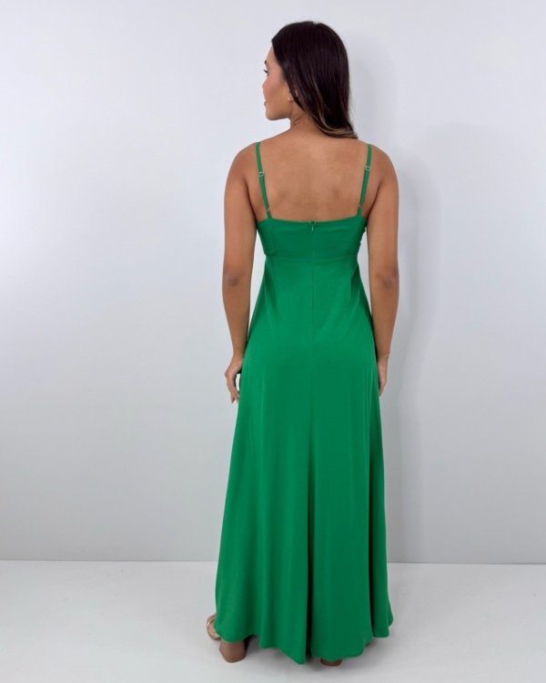 Vestido Eliana - Verde Bandeira