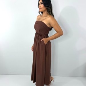 Vestido Perla - Marrom - Image 2