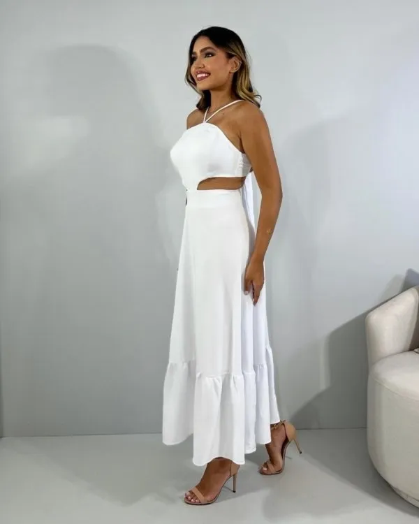 Vestido Aurora - Branco