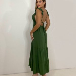 Vestido Maitê - Verde Militar - Image 2