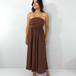Vestido Perla - Marrom - Image 4
