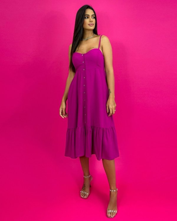 Vestido Evelyn - Fúcsia