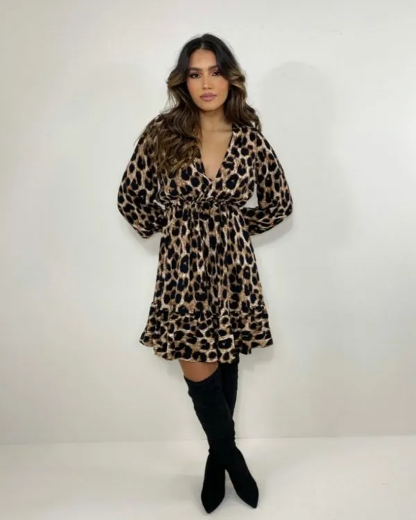 Vestido Lavínia - Animal Print