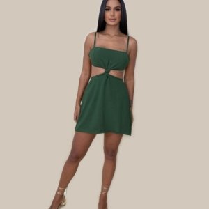 Vestido Cleo - Verde Militar - Image 2
