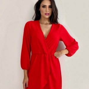 Vestido Samara - Vermelho - Image 1
