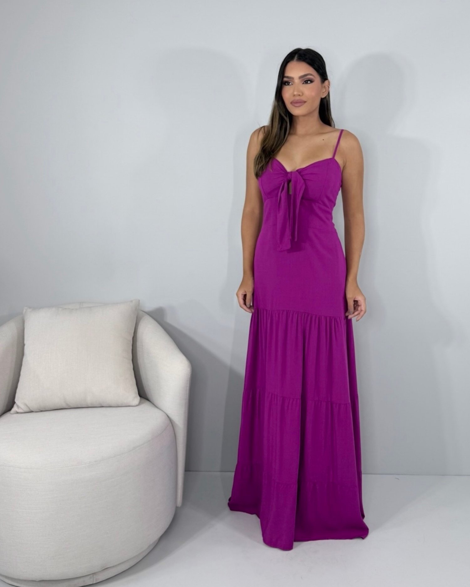 Vestido Camila - Fúcsia - Image 1