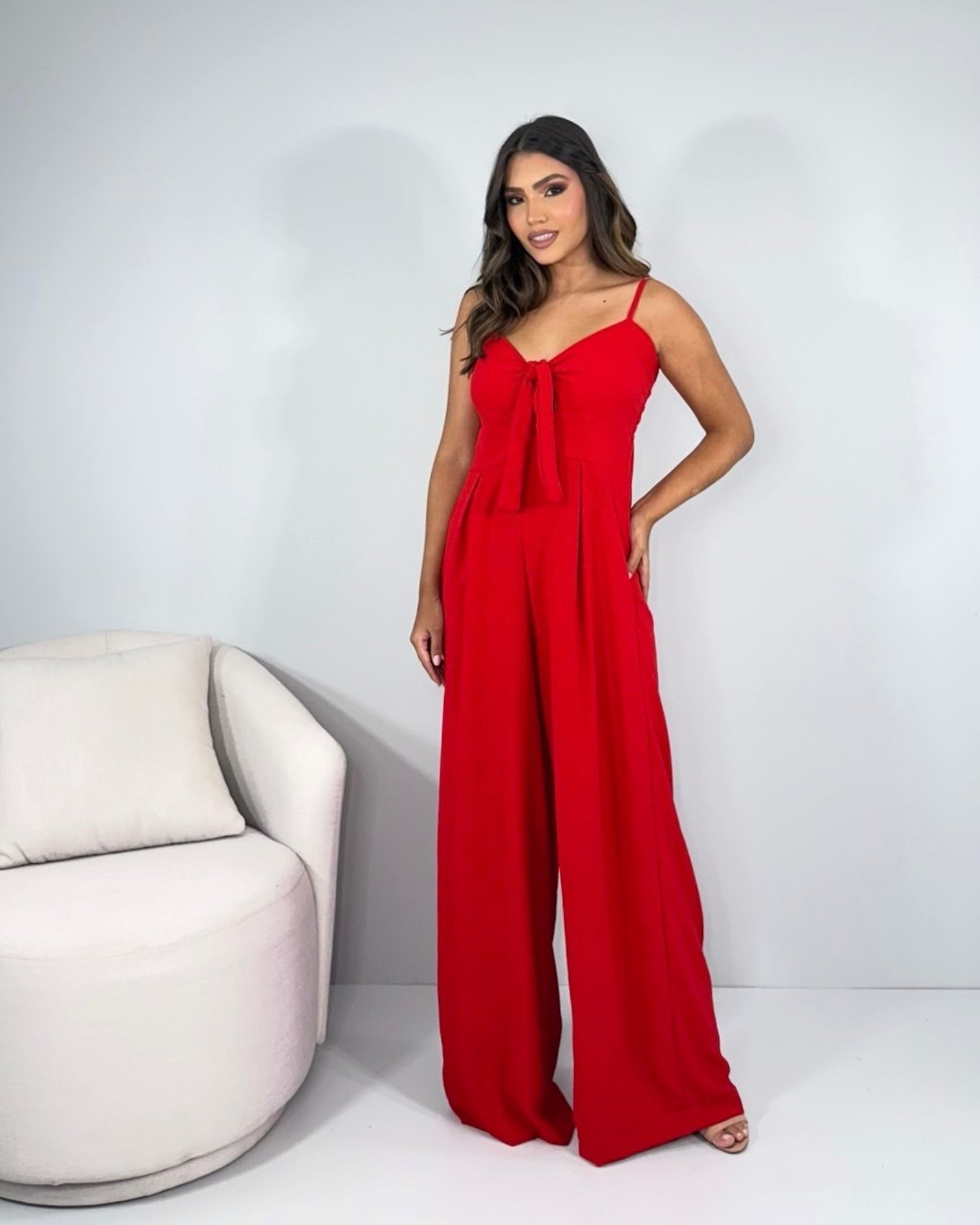 Macacão Carminha - Vermelho - Image 1