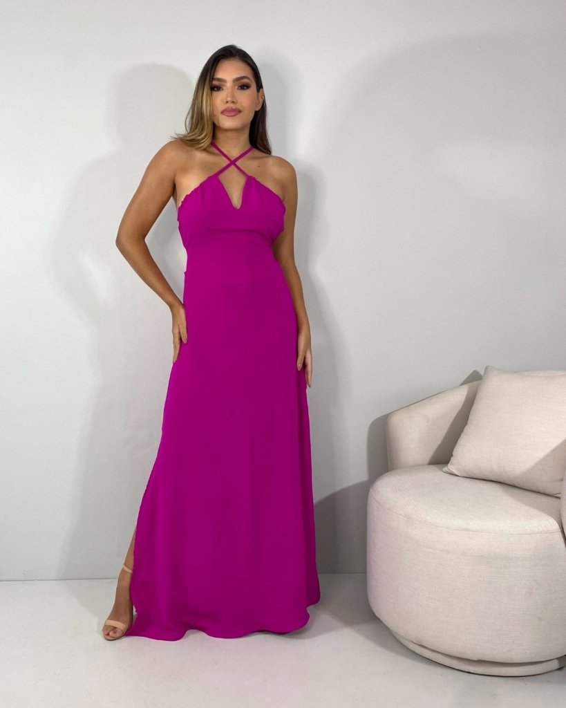 Vestido Lee - Fúcsia