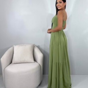 Vestido Camila - Folhagem - Image 3