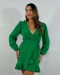 Vestido Maraisa – Verde Bandeira