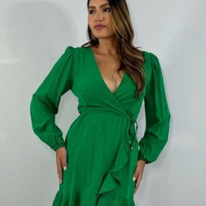 Vestido Maraisa - Verde Bandeira - Image 1