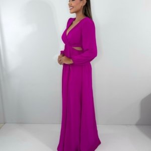 Vestido Magda - Fúcsia - Image 3