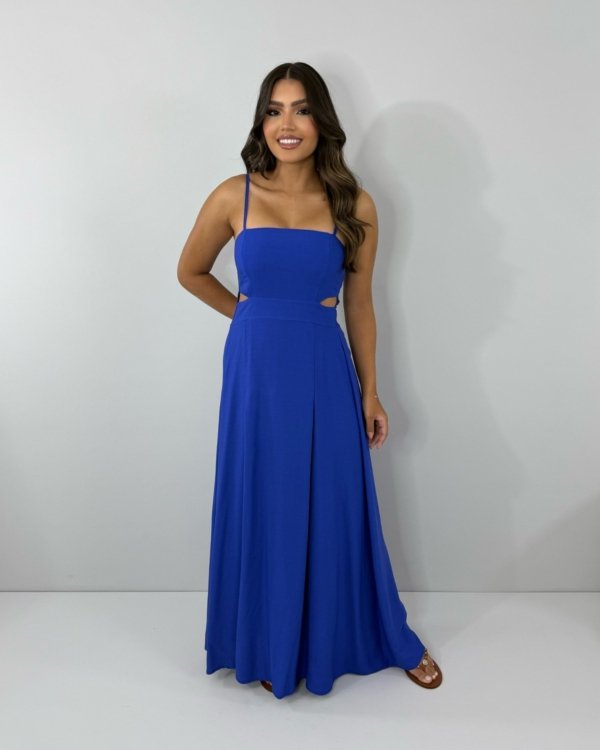 Vestido Babi - Azul Royal