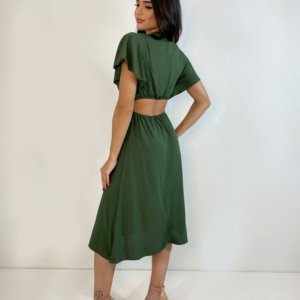 Vestido Ariane - Verde Militar - Image 4