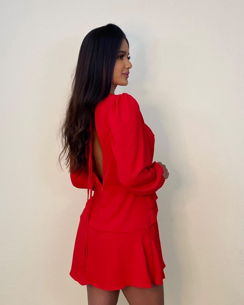 Vestido Suzana - Vermelho - Image 3
