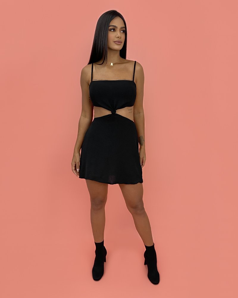 Vestido Cleo - Preto