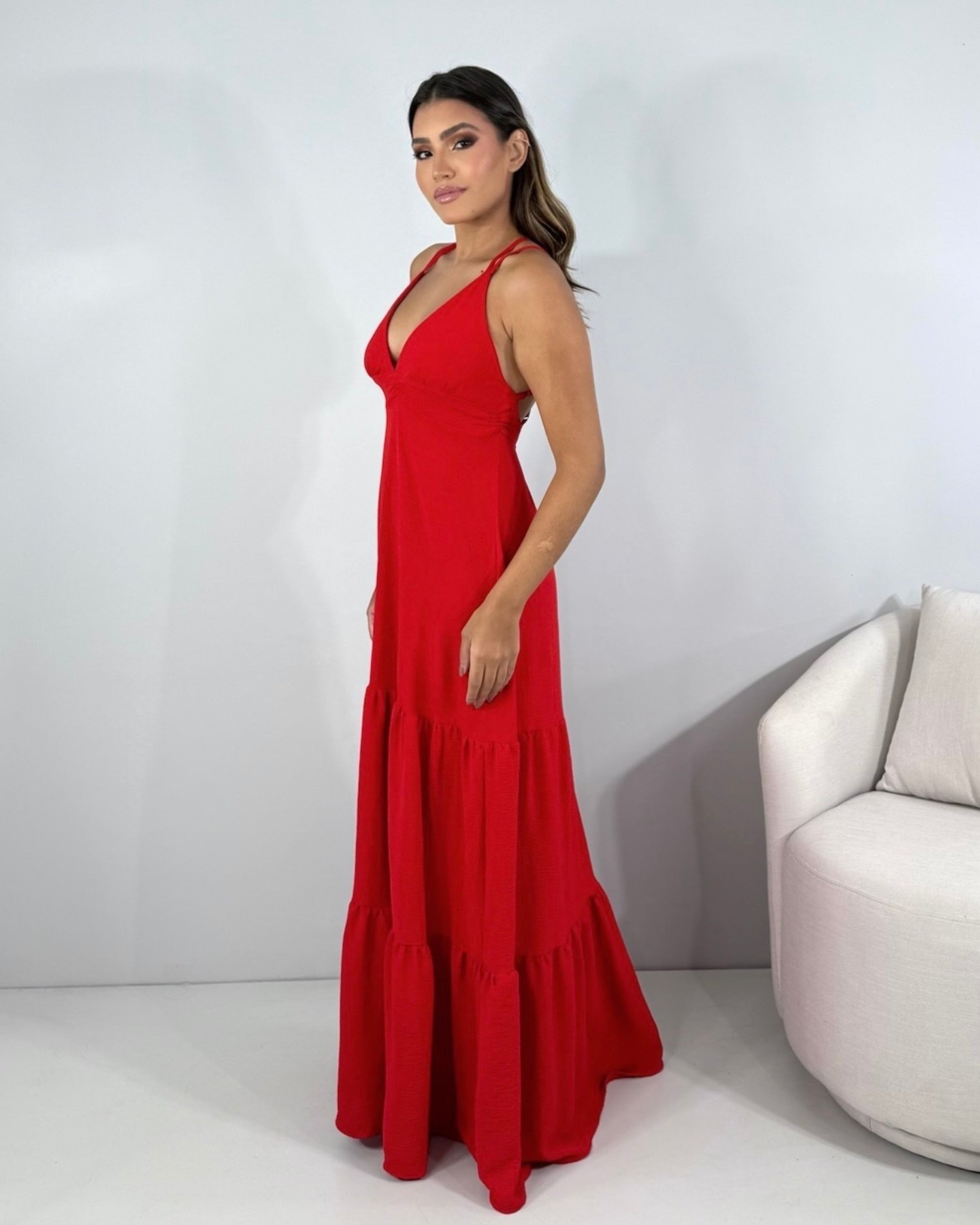 Vestido Noely - Vermelho - Image 2
