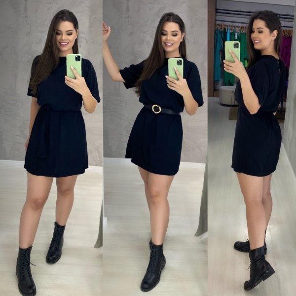 Vestido Elis - Preto