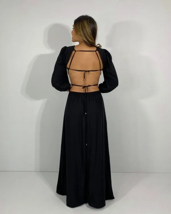 Vestido Giza - Preto