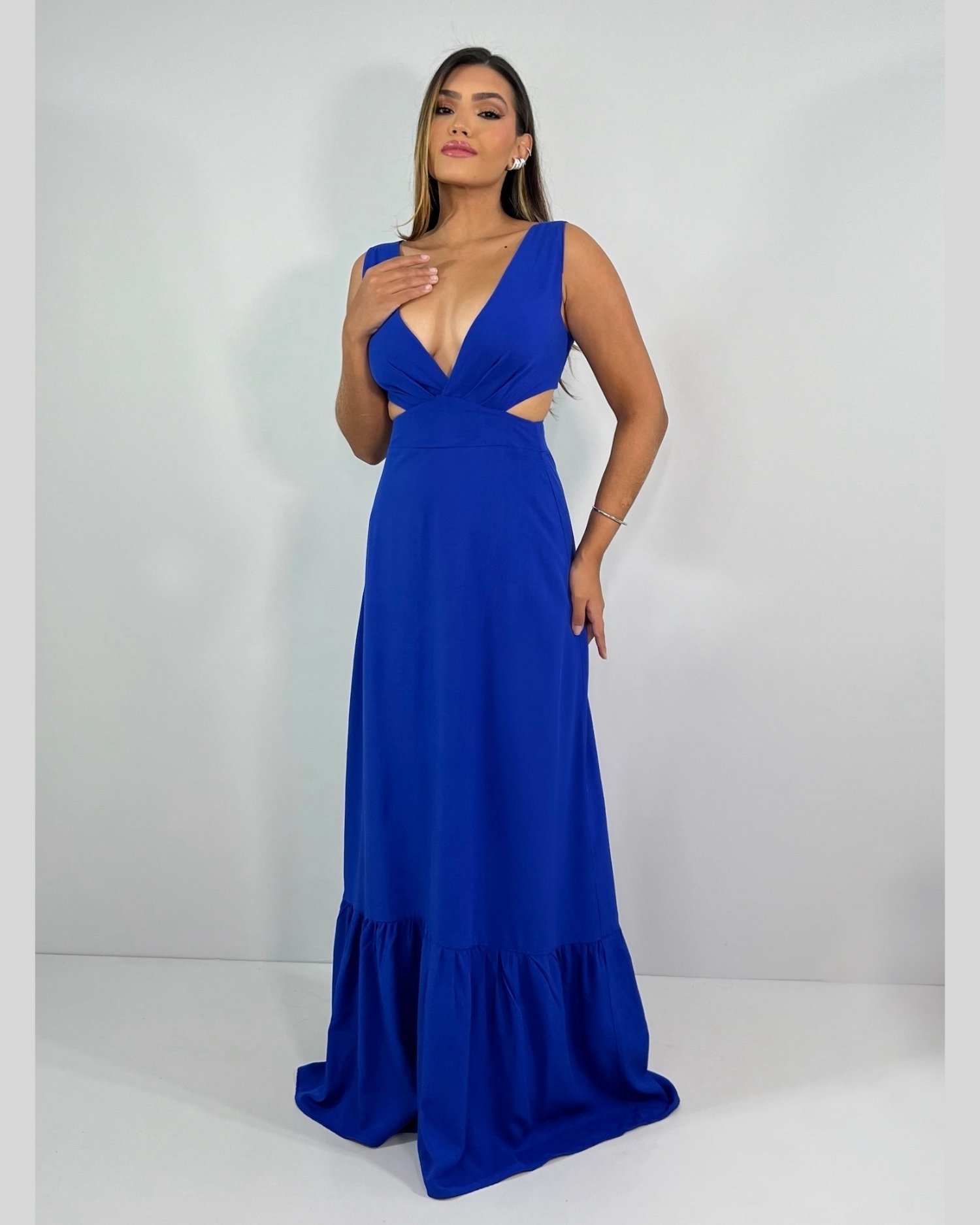 Vestido Miranda - Azul Royal - Image 1