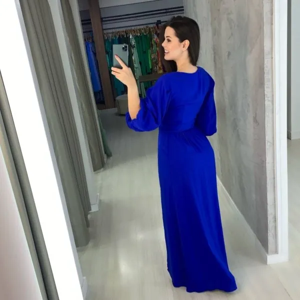 Saia Tereza - Azul Royal
