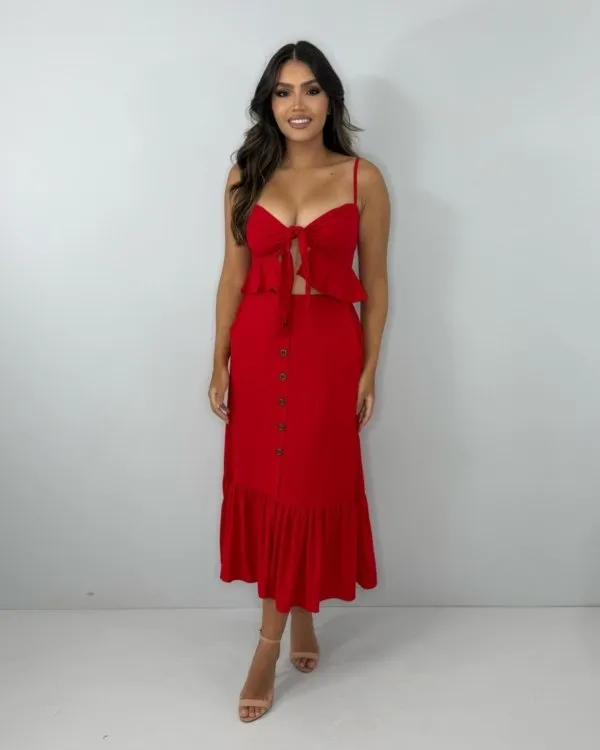 Conjunto Debora - Vermelho