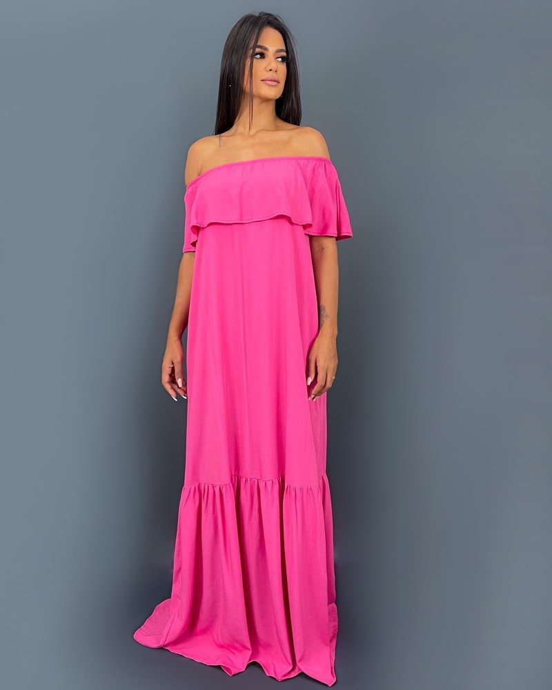 Vestido Luíza - Rosa Chiclete - Image 2