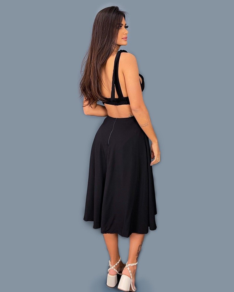 Vestido Viviane - Preto - Image 3