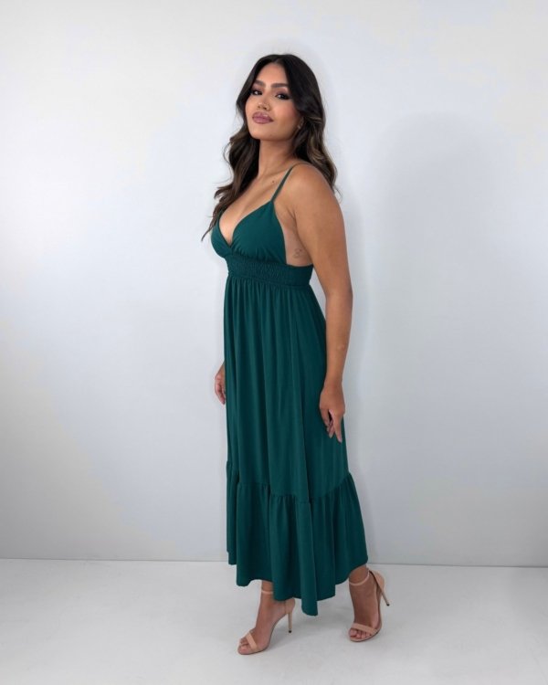 Vestido Beatriz - Verde Amazônia
