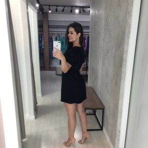 Vestido Érica Manga Princesa - Preto - Image 6