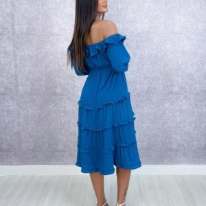 Vestido Angélica - Azul Petróleo - Image 3