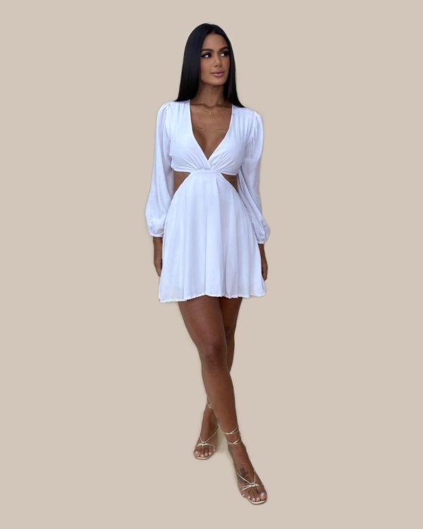 Vestido Leona - Branco