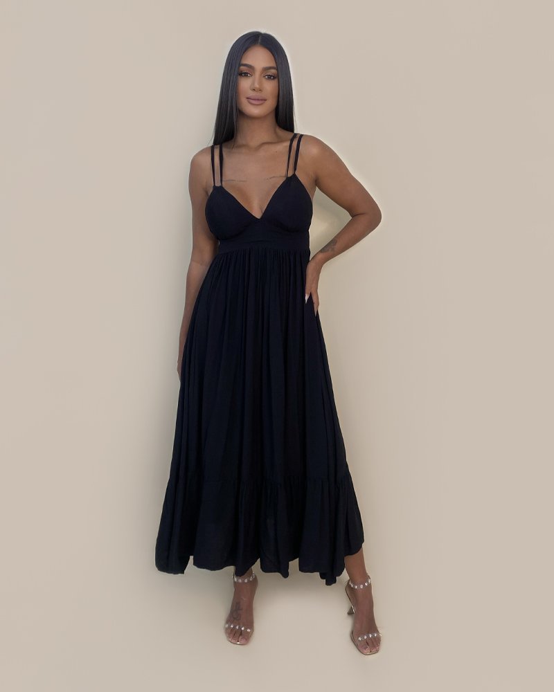 Vestido Maísa - Preto - Image 1