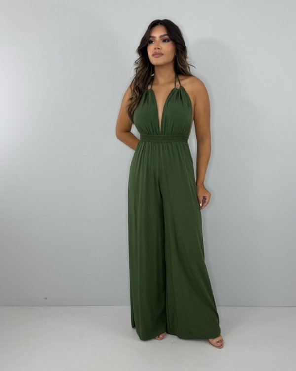 Macacão Carla - Verde Militar