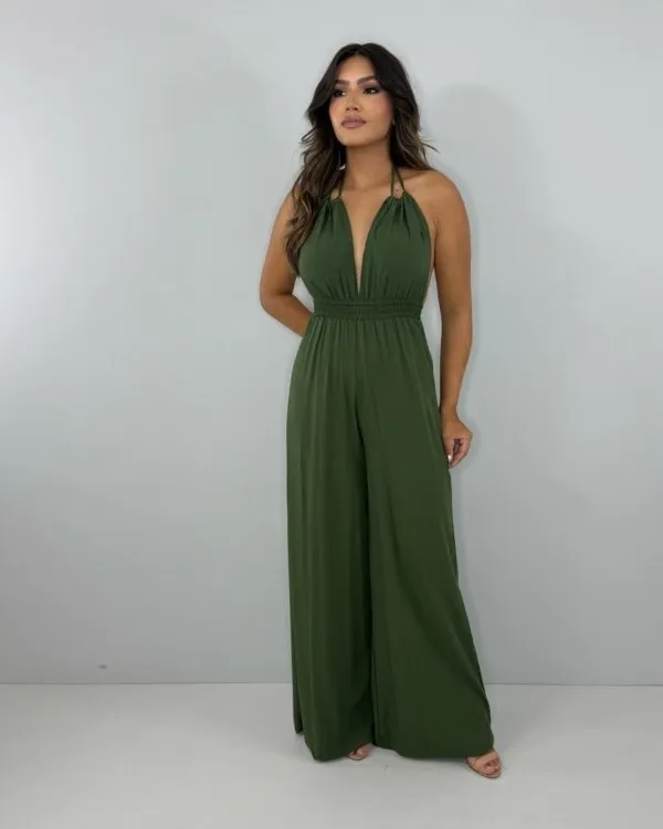 Macacão Carla - Verde Militar